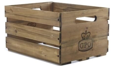 GPO Retro Cassa Aufbewahrungsbox Holz Rechteckig - Aufbewahrungsboxen (Aufbewahrungsbox, Holz, Rechteckig, Holz, Einfarbig, 450 mm)