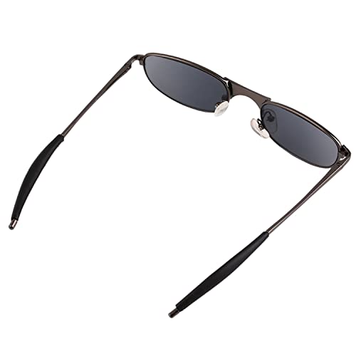 eoqo Rückspiegelansicht Rückansicht hintere Spionagesonnenbrille mit Monitor und mit Anti- UV-Funktion