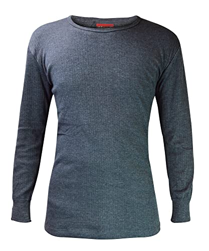 HEAT HOLDERS - Herren Thermo Innenfleece Outdoor Langarm Unterhemd (Large (41-43" Chest), Charcoal)