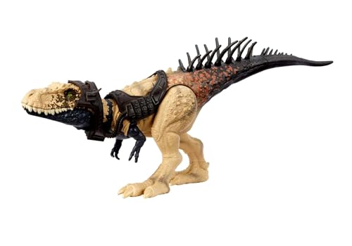 Jurassic World HLP27 - Dinosaurier-Spielzeug, Bistahieversor Gigantic Trackers große Spezies Actionfigur mit Angriffsbewegung und Tracking-Ausrüstung, digitaler Spielspaß, ab 4 Jahren