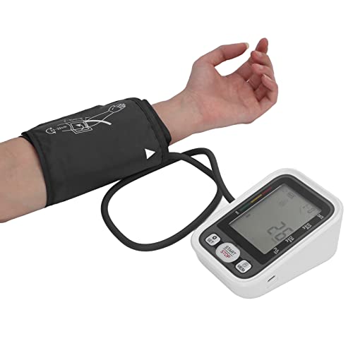 Oberarm Blutdruckmessgerät, präzise Blutdruck und Pulsmessung mit Speicherfunktion USB Schnittstelle, Warnfunktion bei möglichen Herzrhythmusstörungen