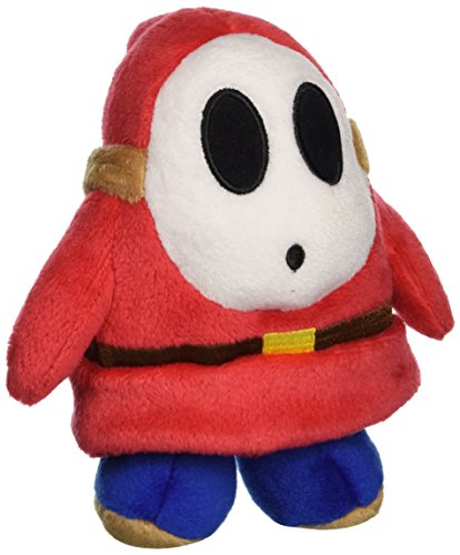 Sanei Offiziell lizenzierte Super Mario Plüsch 12,7 cm Shy Guy