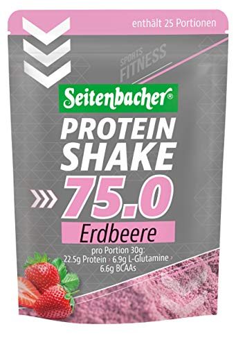 Seitenbacher Protein Shake 75.0 | Erdbeere, 750 g