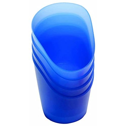 Flexi-Cut Becher 30 ml blau 5 Stück