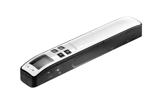 Avision Mi-Wand Meta II Wi-Fi (White) ohne Dockingstation A4 Mobiler WiFi Hand-Scanner - Der ideale Scanner für unterwegs HF-1303S