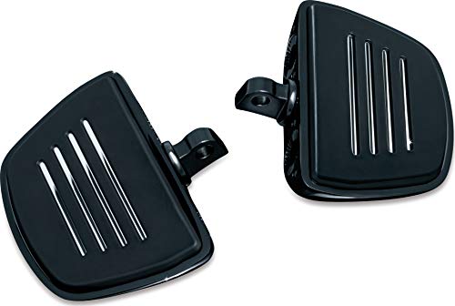 Kuryakyn Motorrad Fußsteuerungskomponent: Premium Mini Board Bodendielen mit männlichen Halterungsadaptern, glänzend schwarz, 1 Paar 7578