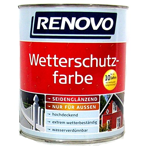 Renovo Wetterschutzfarbe RAL 8014 sepiabr. 2,5 L