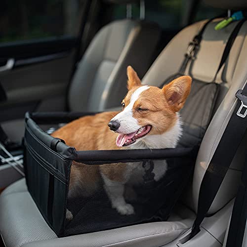 Yuing Autositzbezug für Hunde, Reisekäfig, faltbar, für Hunde und Katzen, Sicherheitssitz für Haustiere, bequem, rutschfest