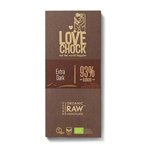 Lovechock - Extra Dark 93 % Kakao - 70 g - 8er Pack