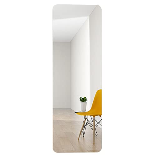 Wandspiegel, Flurspiegel Spiegel, Hängespiegel Dekospiegel, Kosmetikspiegel 30x80cm Glas Rechteckig, HD-Wandspiegel, Selbstklebender Glasspiegel, 4 Größen Erhältlich (Size : 30 * 80cm(11.9 * 31.5in))