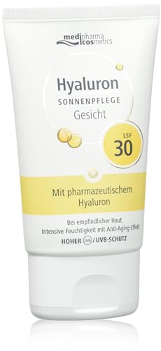 medipharma cosmetics HYALURON SONNENPFLEGE Gesicht Creme LSF 30, 50 ml