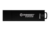 Kingston IronKey D300S verschlüsselter USB-Stick 64GB - Zertifiziert für FIPS 140-2 Level 3 - IKD300S/64GB
