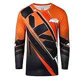 YSYFZ MTB-Trikot Outdoor-Radsport Fahrrad Reitanzug Langarm-Shirt Mountainbike Offroad-Motorrad-Service Langarm-T-Shirt Downhill-Anzug Offroad-Sportbekleidung Sommer Männer