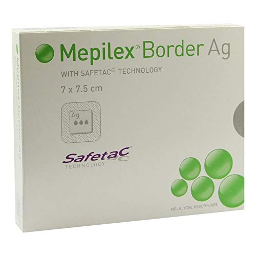 MEPILEX Border Ag Schaumverb.7x7,5 cm 5 St Verband