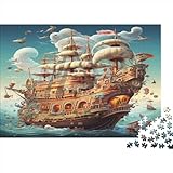 Schiffspuzzle 1000 Teile für Erwachsene Puzzles für Jugendliche 1000 Teile Puzzle Lernspiele Einzigartiges Geschenk für Geburtstag Weihnachten 1000 Stück (75 x 50 cm)