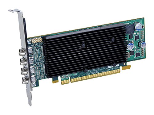 Matrox M9148 LP Grafikkarte (PCI-e, 1GB DDR2 Speicher, 4 DisplayPort, 1 GPU)