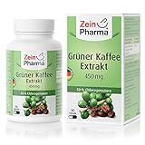 Zein Pharma Grüner Kaffee Extrakt Kapseln 450 mg, 90 Kapseln, 1er Pack (1 x 50 g)