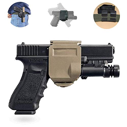 Gexgune Tactical Gun Belt Holster für Glock 17 22 23 Airsoft Pistolen-Taillenholster Linke und rechte Pistole Clip Bag Case Jagdzubehör