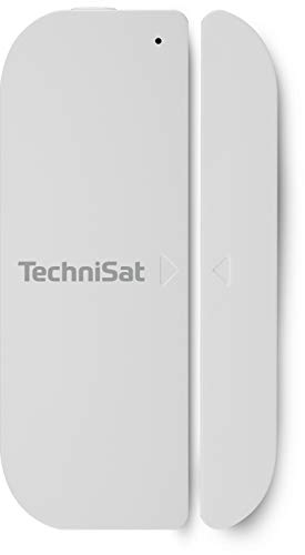 TechniSat Z-Wave Plus Türkontakt 2 (Smart Home Sensor zur Anzeige vom Schließzustand von Fenster und Türen, Haussteuerung per App, Funk Magnetkontakte)
