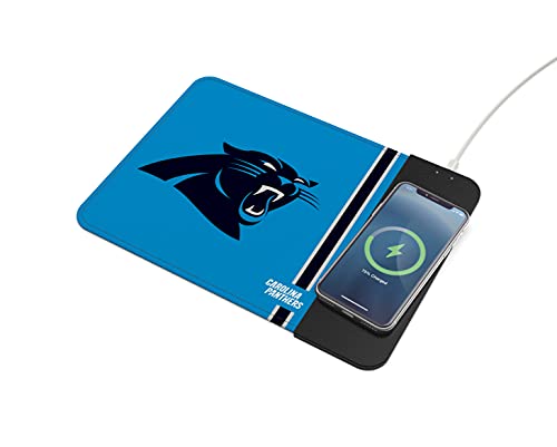 SOAR NFL Wireless Charging Mouse Pad, Carolina Panthers