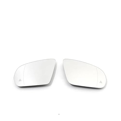 Blind Spot Erhitzt Klar Rückansicht Seiten Spiegel Glas Objektiv Für Benz C E S Für GLC Klasse W205 W222 W213 X253 Auto Ersatzspiegelglas (Color : Right and Left)