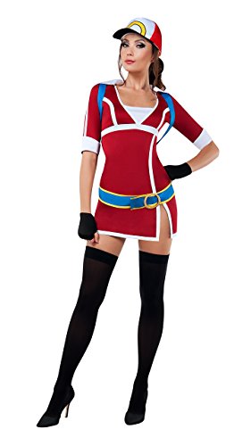 Starline Damen Beast Trainer Kostüme in Erwachsenengröße, Rot/Weiß/Blau 1, Small