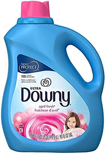 Downy Ultra Fabric Softener April Fresh Liquid 105 Loads, 90-Ounce by Downy