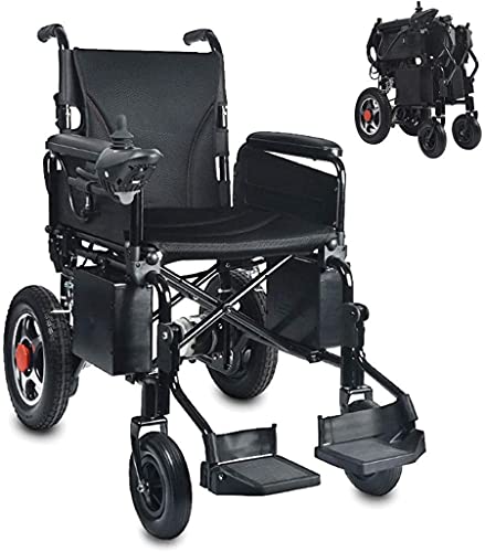 Rollstühle klappbarer elektrischer Rollstuhl tragbarer leichter klappbarer manueller Dual-Use-Rollstuhl Behinderter älterer Roller