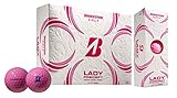 Bridgestone Golf Unisex-Erwachsene 2021 Lady Precept Pink, Rose, 12 Pack