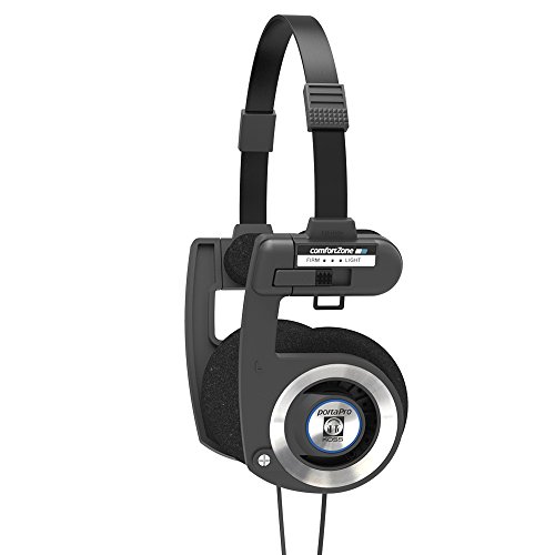 Koss Porta Pro auf Ohr Kopfhörer mit Fall schwarz