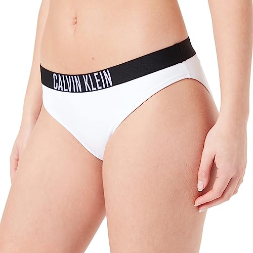 Calvin Klein Damen Bikini-Unterteile, Pvh Classic White, M