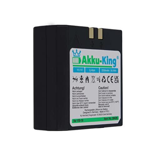 Akku kompatibel mit Godox VB18, VB19 - Li-Ion 2250mAh - für Ving 850 Flash, 860 Flash