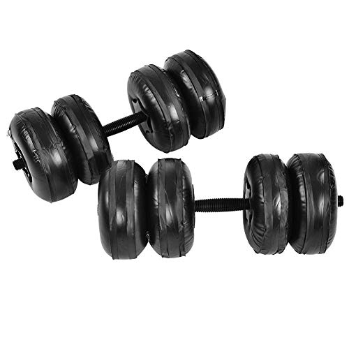 Wassergefüllte Hanteln, gewichtsverstellbare Handgewichte Set Bodybuilding-Trainingsgeräte Wasser Hanteln Kit