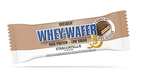 Weider Nutrition 32 Percent Whey Stracciatel Wafer Bar 35g by Weider