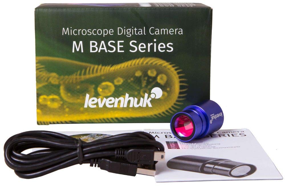 Levenhuk M130 Base Digitalkamera für Mikroskope, mit Erforderlicher Software (Kompatibel mit Mac, Linux und Windows)
