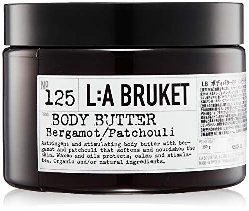 L:a Bruket No.125 Körperbutter, Bergamot / Patchouli, 1er Pack (1 x 350 ml)
