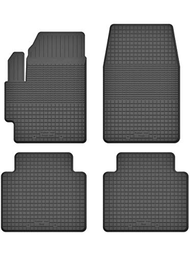 KO-RUBBERMAT Gummimatten Fußmatten 1.5 cm Rand geeignet zur Toyota Prius III (Bj. 2009-2015) ideal angepasst 4 -Teile EIN Set