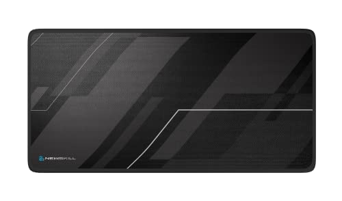 NEWSKILL Artemis, XXL-Gaming-Mauspad, Exklusive Jacquard-Gewebe-Oberfläche, rutschfeste Gummibasis, Maße 1160x560x3mm, Präzision & Geschwindigkeit Desktop-Mauspad, schwarz