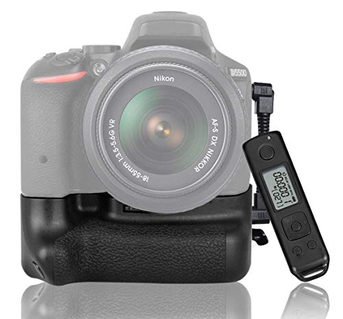 CameraPlus DR-D5500 Batteriegriff für Nikon D5500 mit 2,4 G Telecomando Senza Fili