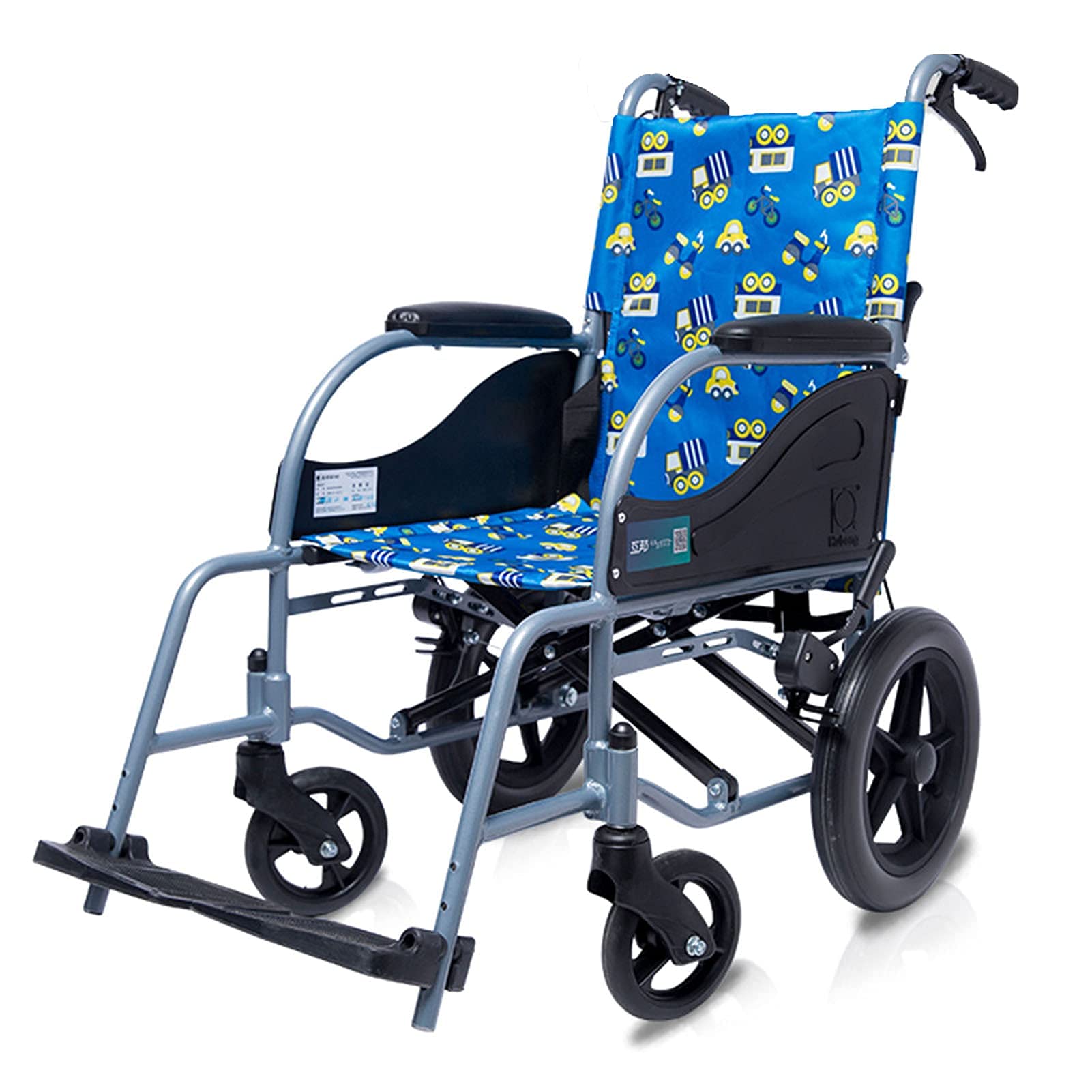 Rollstuhl Leichter selbstfahrender Standard-Kind-Aluminiumlegierungs-faltbarer Mobilitätsroller, manueller selbstfahrender tragbarer Sport-Rollstuhl