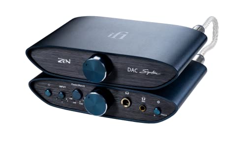 iFi Zen Signature Bundle - Hi-Res DAC & symmetrischer Kopfhörerverstärker/Vorverstärker │Perfekt abgestimmter EQ für Meze99-Klassiker │Inklusive 4,4mm-auf-4,4mm-Kabel (DAC Sig V2 + CAN MZ99 + 4.4mm)