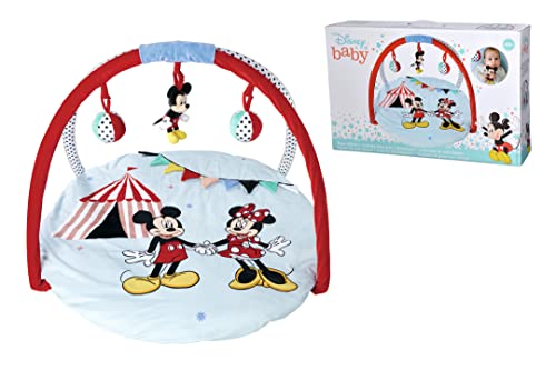 Disney Mickey & Minnie, Spielmatte, Spielmatte, 57 x 13 x 37 cm, Durchmesser 90 cm, Mehrfarbig