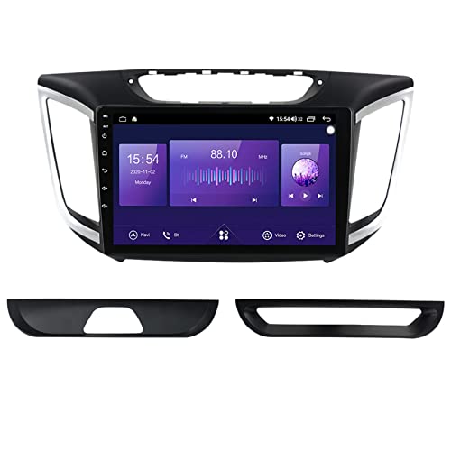 Android 11 10 Zoll Navigator für Hyundai IX25 2015-2019 Autoradio Touchscreen Bluetooth Autoradio Unterstützt WiFi GPS USB Lenkradsteuerung Bluetooth Mirror Link F