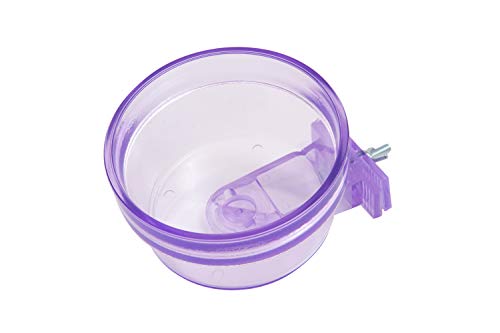 Lixit Quick Lock Crock Cage Bowls 284 g, Purple Translucent