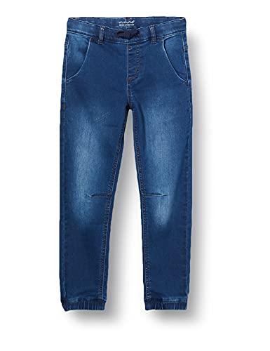 MINYMO Jungen Power Stretch Loose fit Jeans, Denim, 122