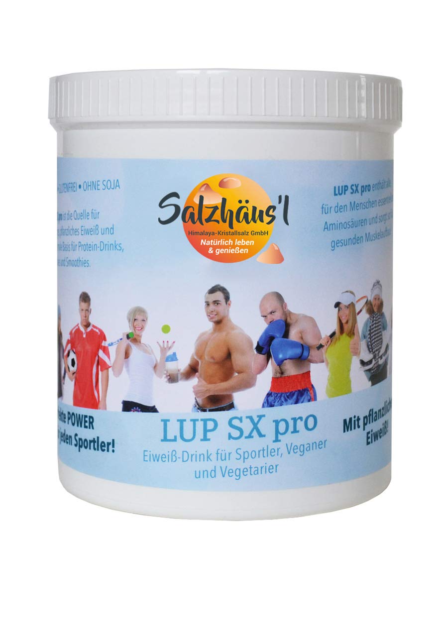 Protein Shake Muskelaufbau LUP SX Pro Sport 900 g BIOMOND/pflanzliches Proteinpulver/LOW CARB/vegan/Kraftsport/Fitnessstudio