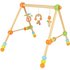 Bieco Spieltrapez Trendy Holz - höhenverstellbarer Spielbogen aus Holz mit Figuren Rasseln und Kugeln, ab Geburt, mehrfarbig, unbedenklich, Artn 23000015