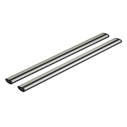 NORDRIVE N15086 Silent, 1 Paar Dachträger aus Aluminium – L – 128 cm