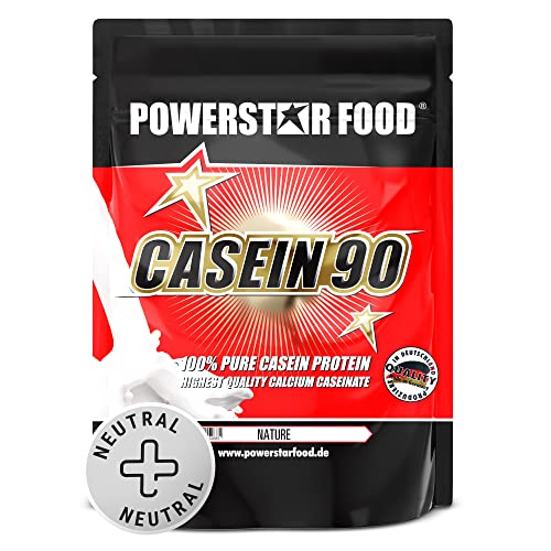 CASEIN 90 | 86,8% Protein | 0,1% Kohlenhydrate | Ideal als Diät- &; Nachtprotein | Hergestellt aus 100% Weidemilch | Für Muskelaufbau & Abnehmen | 1000g | Made In Germany | Natural ohne Süßungsmittel