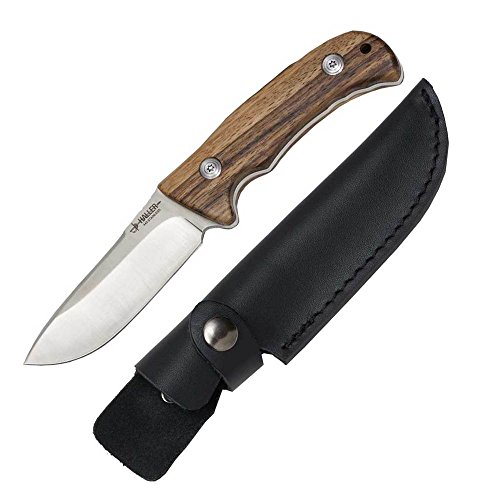 Haller Unisex - Erwachsene Outdoormesser Messer, braun, one size
